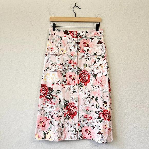 Mare Mare X Anthropologie Utility Midi Skirt - XS - Picture 3 of 5